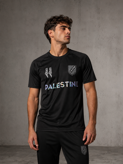 Maillot FC Palestine - Noir Brillant