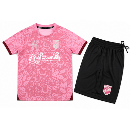 Maillot Enfant FC Palestine Rose & Noir